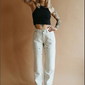 P&Co. Albion Carpenter Pants - ecru